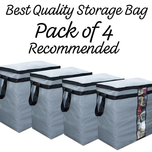 Fabric Clothes Storage Organizers (Pack of 4)