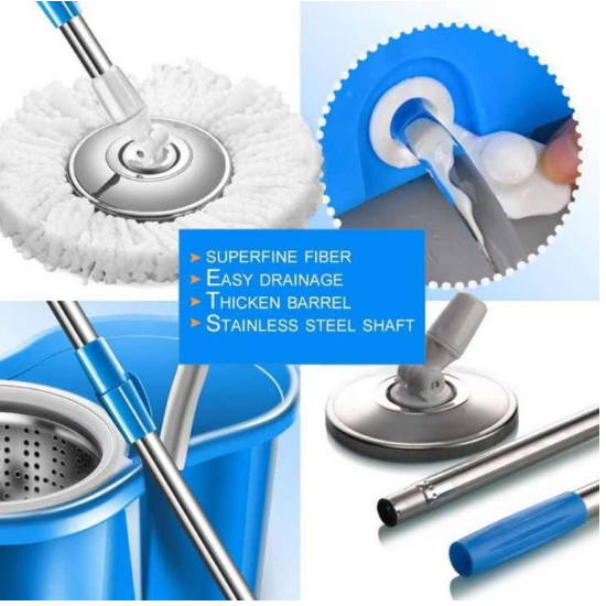 360° Rotating Twist Mop – Large Size Floor Cleaner