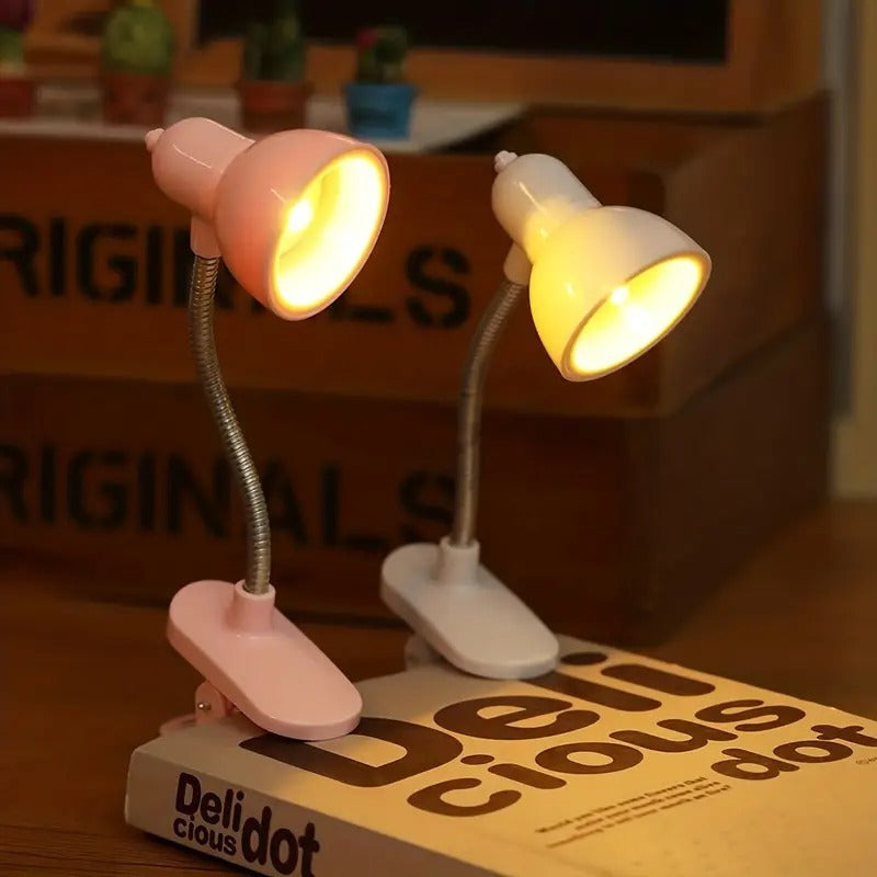 Portable LED Clip Reading Light (Random Color)