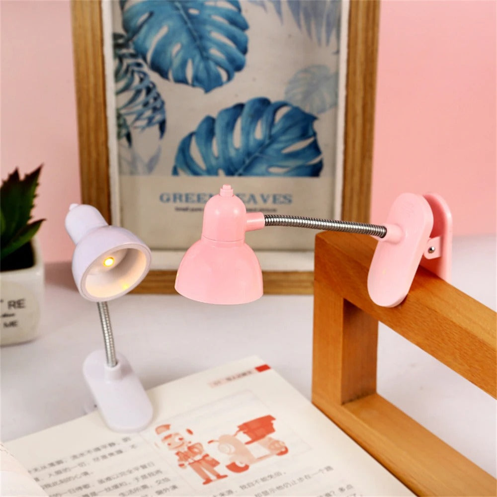 Portable LED Clip Reading Light (Random Color)
