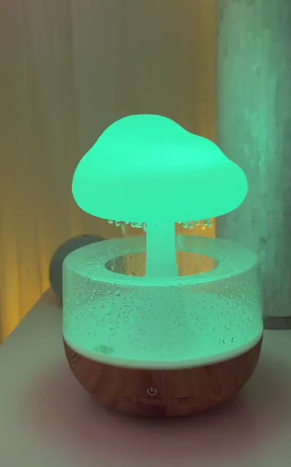 Cloud Rain Aroma Diffuser & LED Humidifier