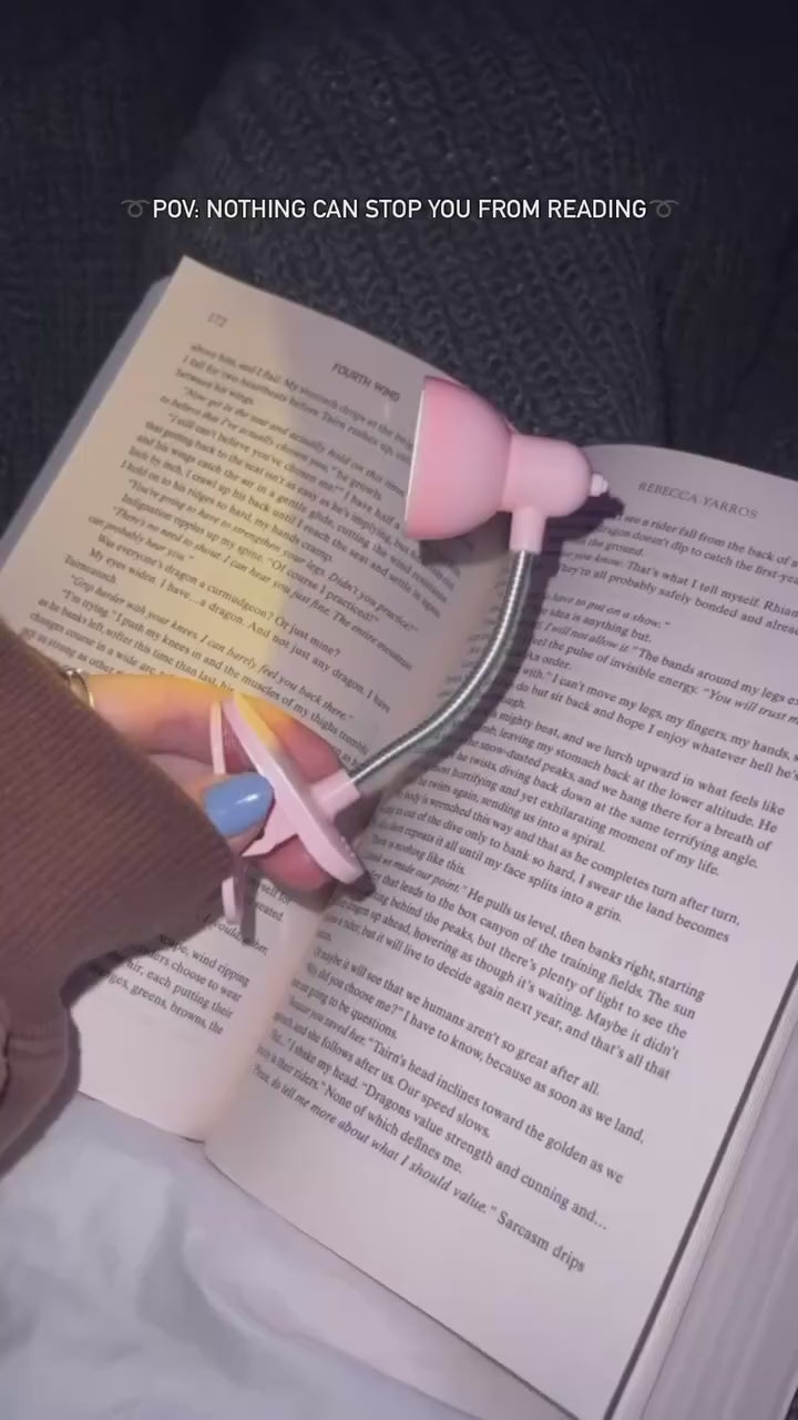 Portable LED Clip Reading Light (Random Color)